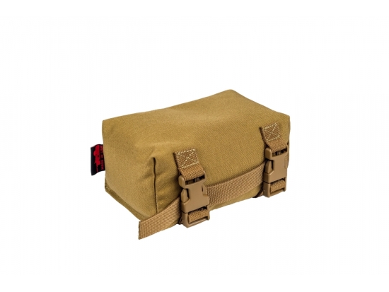 Маленькая тактическая подушка с двумя ремнями и боковыми застежками WIEBAD ( мультикам, песок, тифон, черный мультикам)