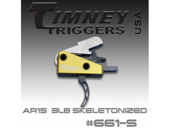 УСМ Timney Triggers AR-15 661-S Small Pin 154-3lbs-Skeleton Pull (661S)